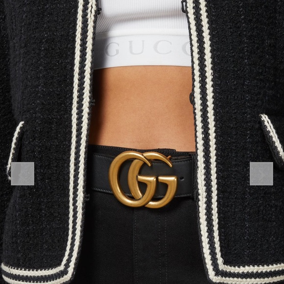 GUCCI GG MARMONT WIDE BELT - Picture 8 of 9